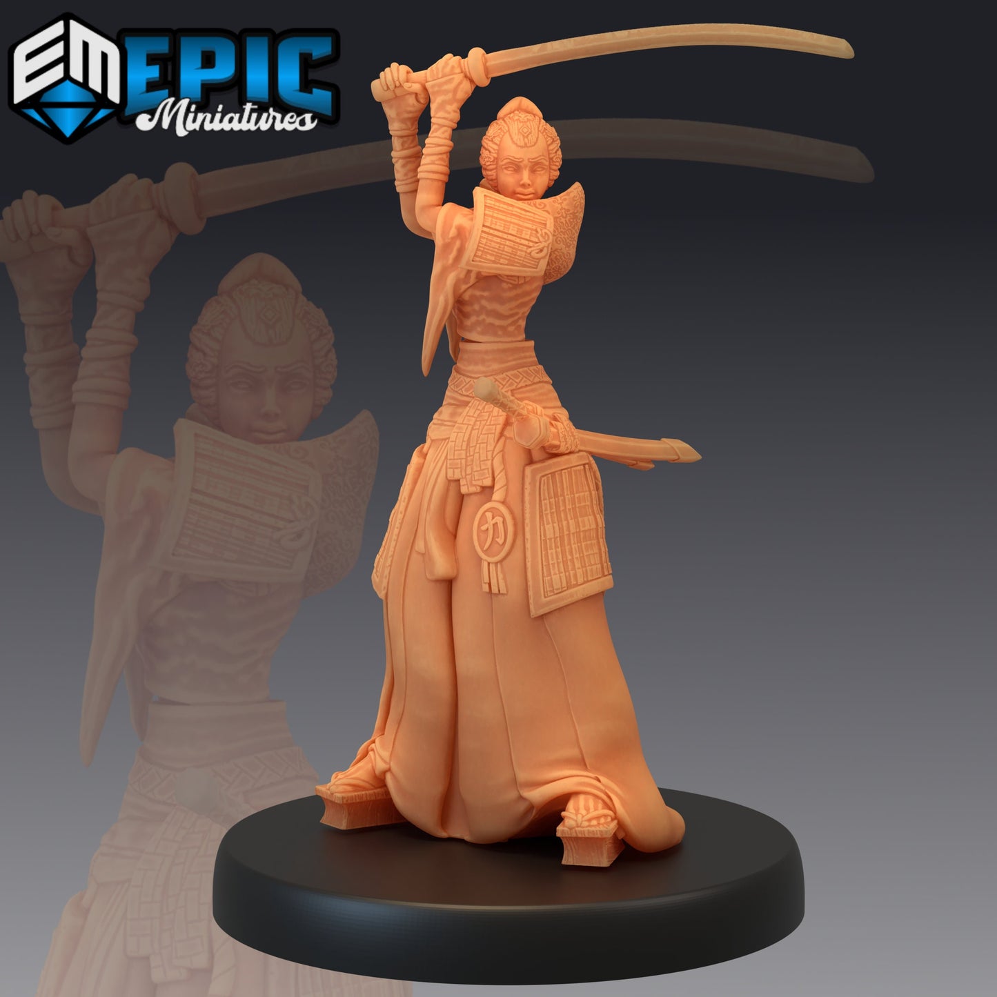 Samurai - Female (4 Variants) - Epic Miniatures