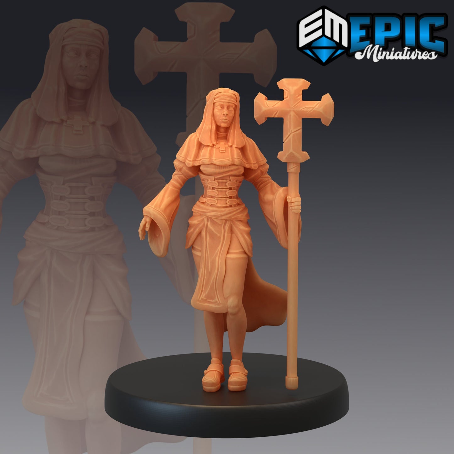 Nun Assistant (3 Variants Available) - Epic Miniatures
