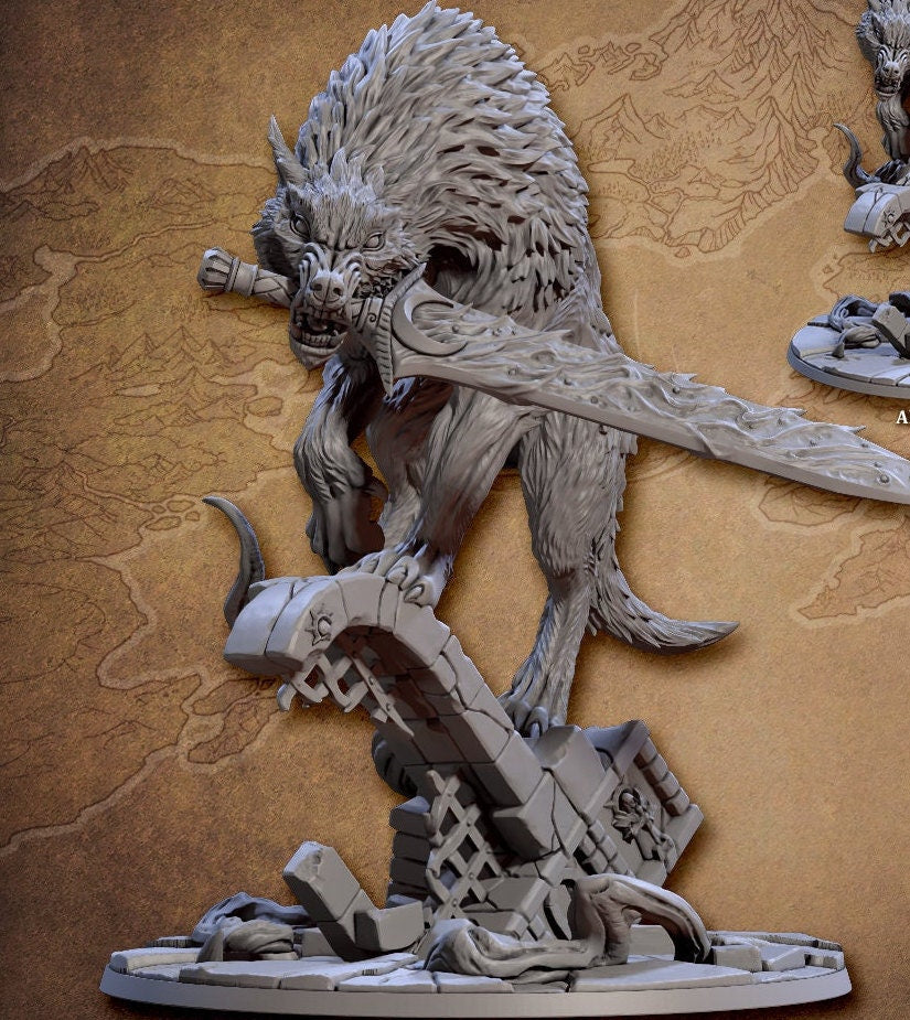 Fenrir the Old Wolf (2 Variants Available) - Artisan Guild
