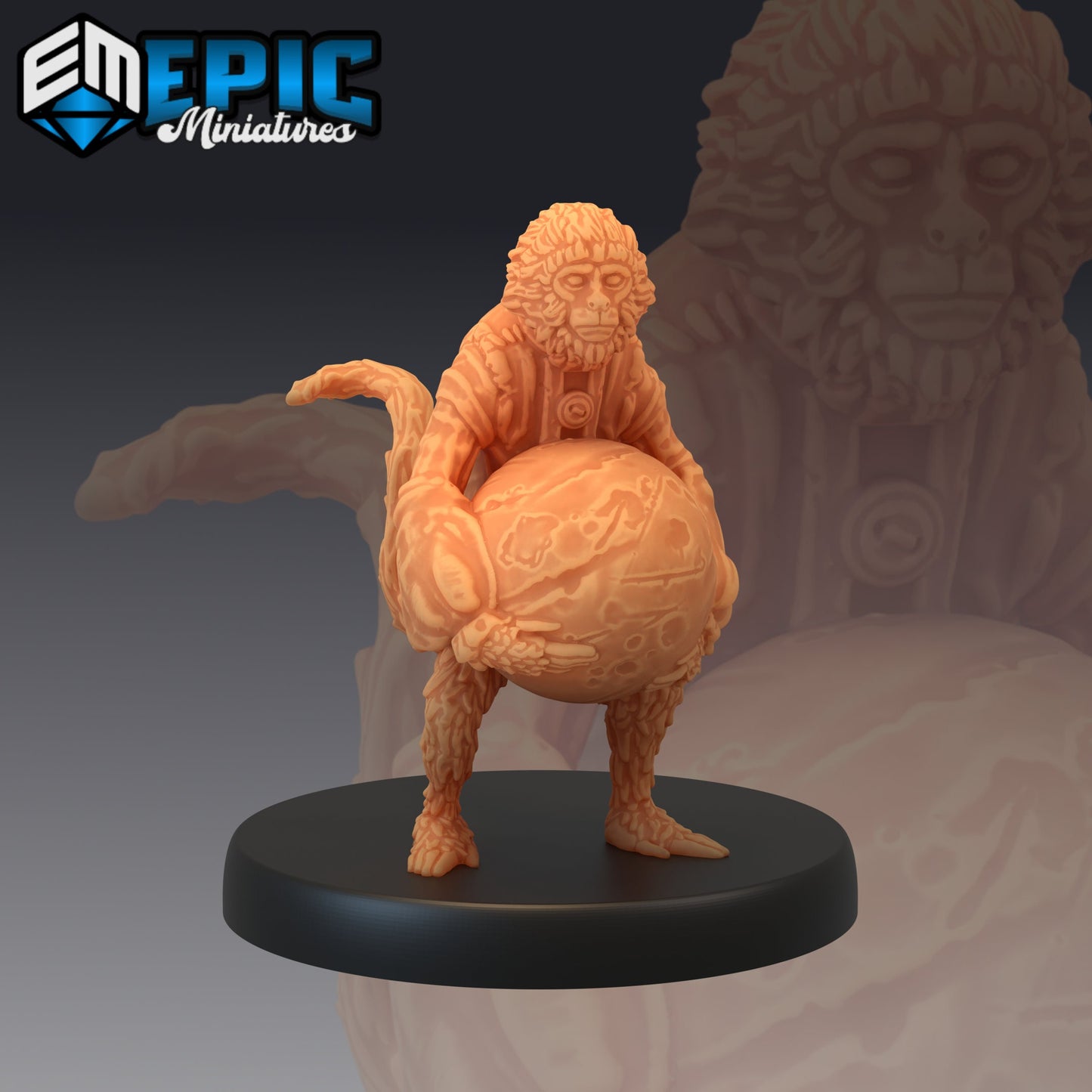 Pirate Monkey (3 Variants) - Epic Miniatures