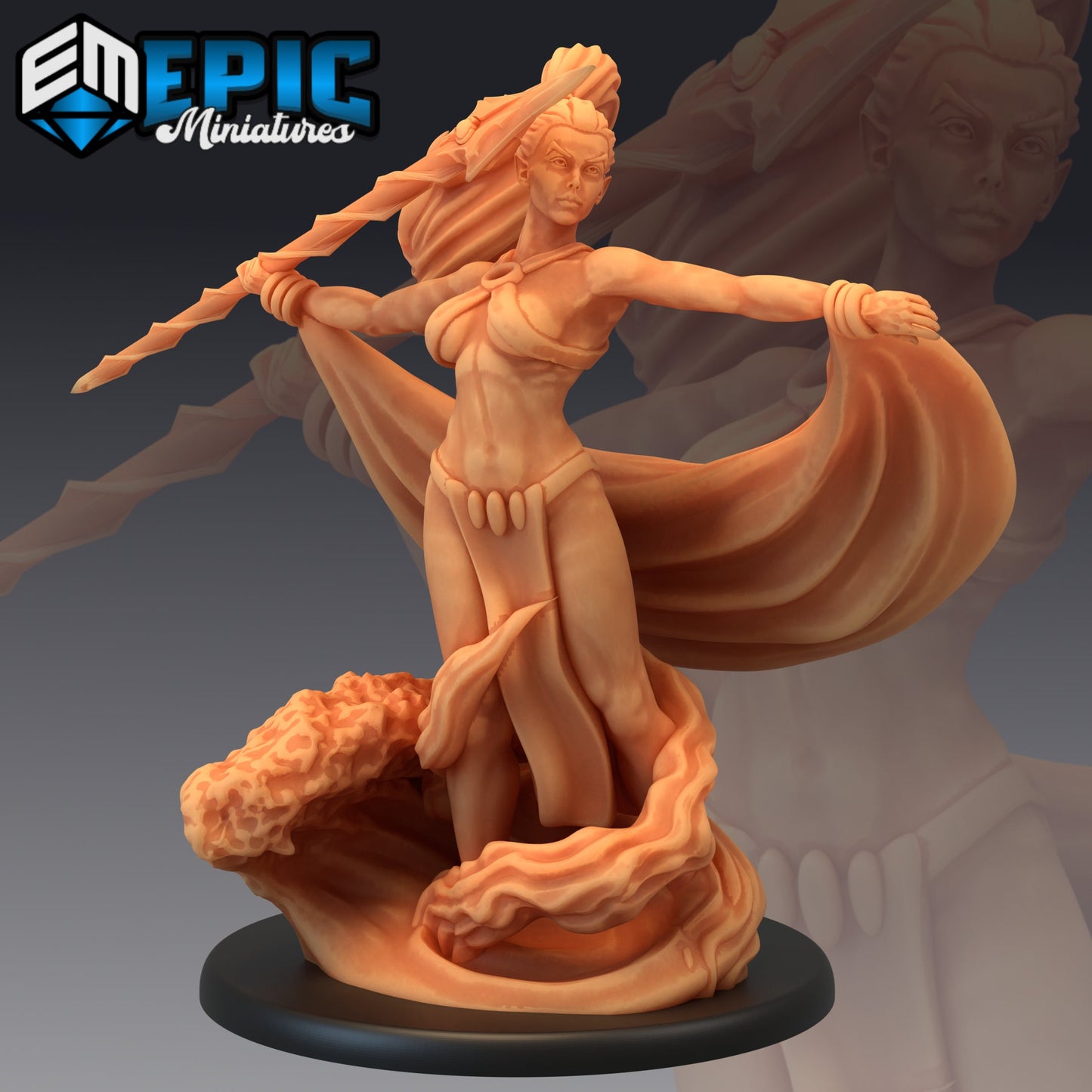 Marid (3 Variants) - Epic Miniatures