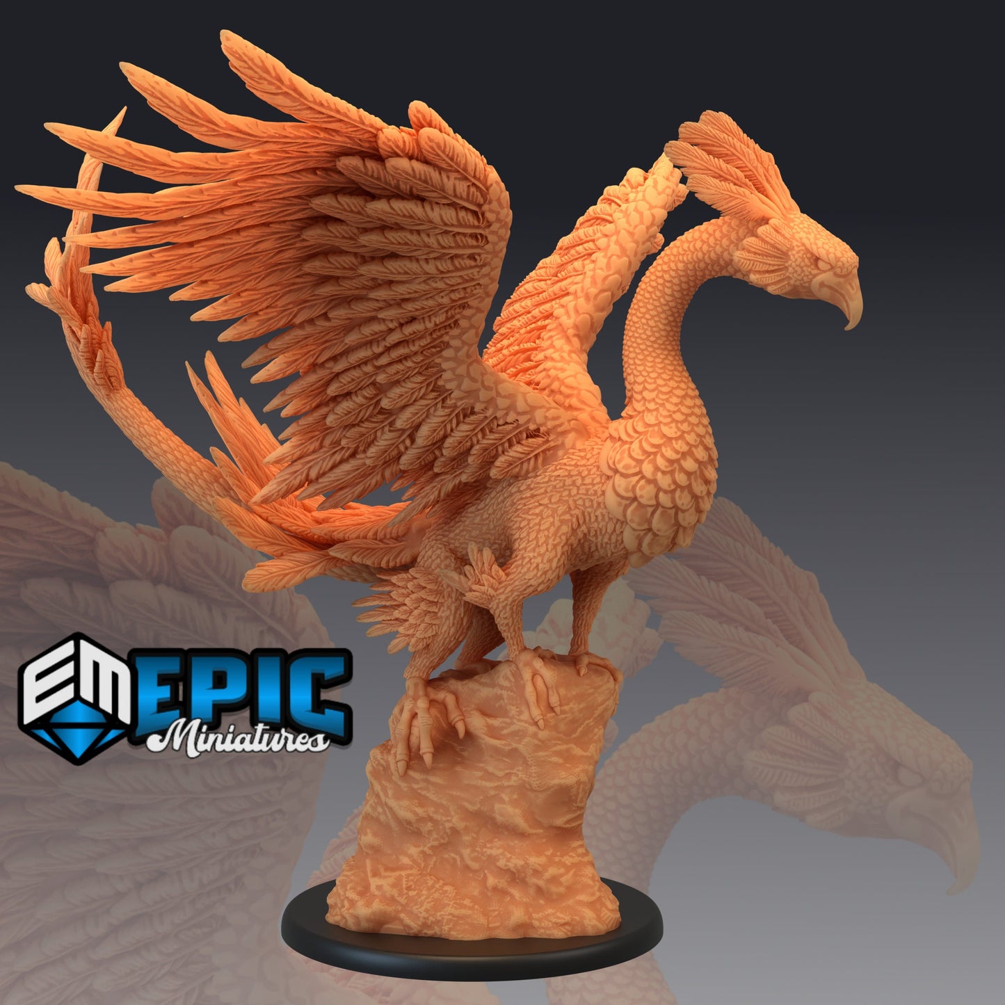 Peacock Griffin (3 Variants) - Epic Miniatures