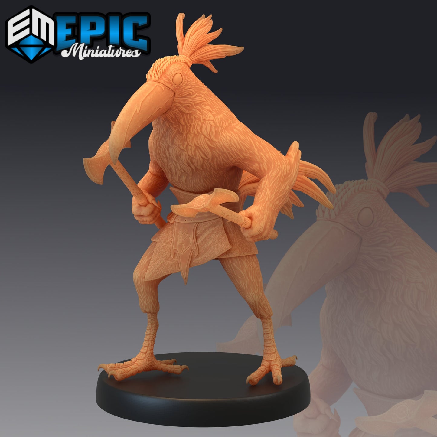 Bird Folk Toucan Warrior (3 Variants) - Epic Miniatures