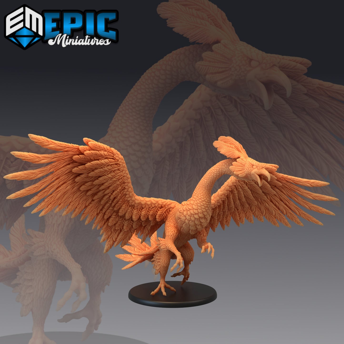 Peacock Griffin (3 Variants) - Epic Miniatures