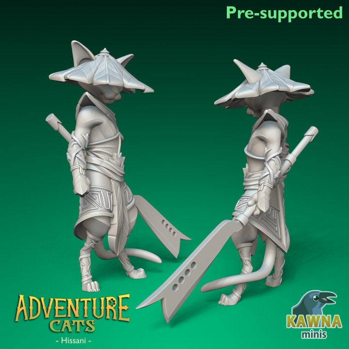 Hissani Druid (2 Variants Available) - Kawna Minis