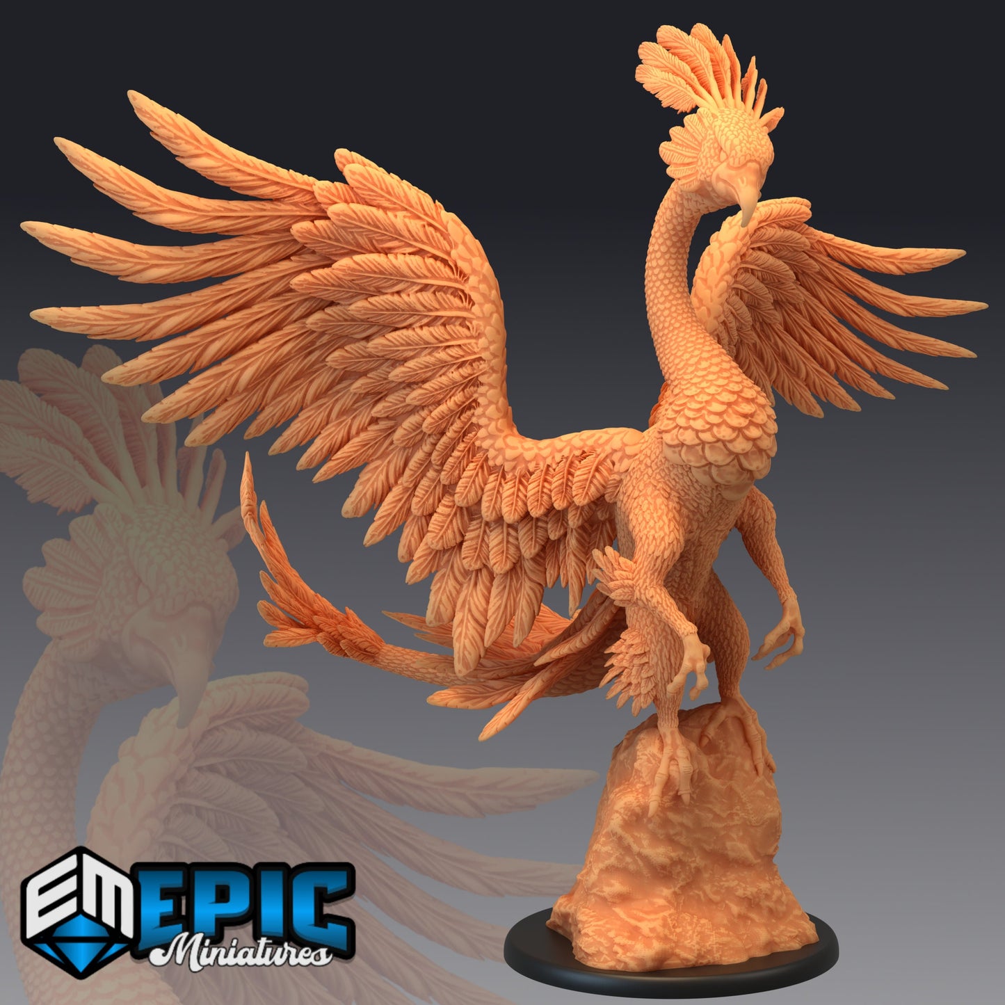 Peacock Griffin (3 Variants) - Epic Miniatures