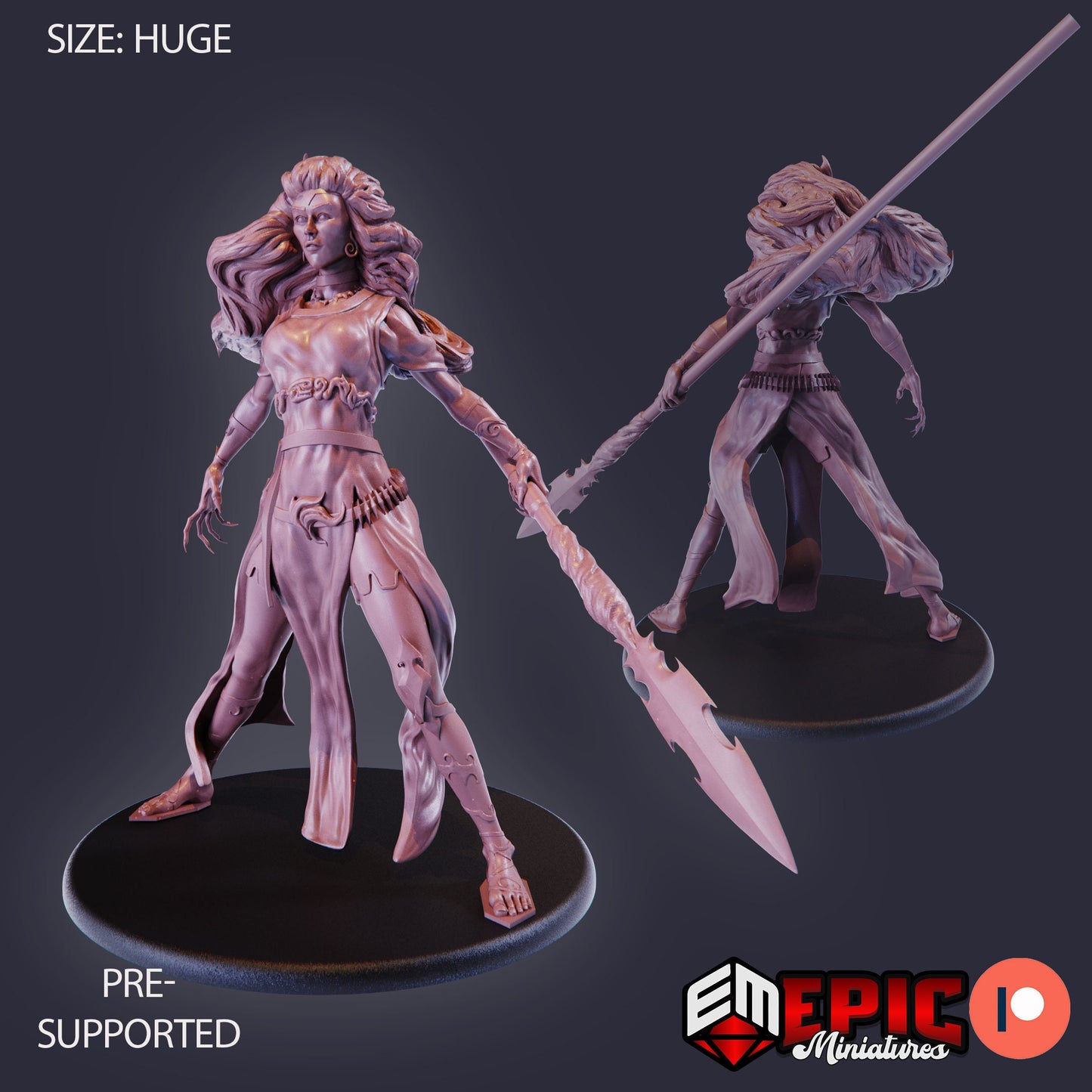 Cloud Giantess (3 Variants) - Epic Miniatures