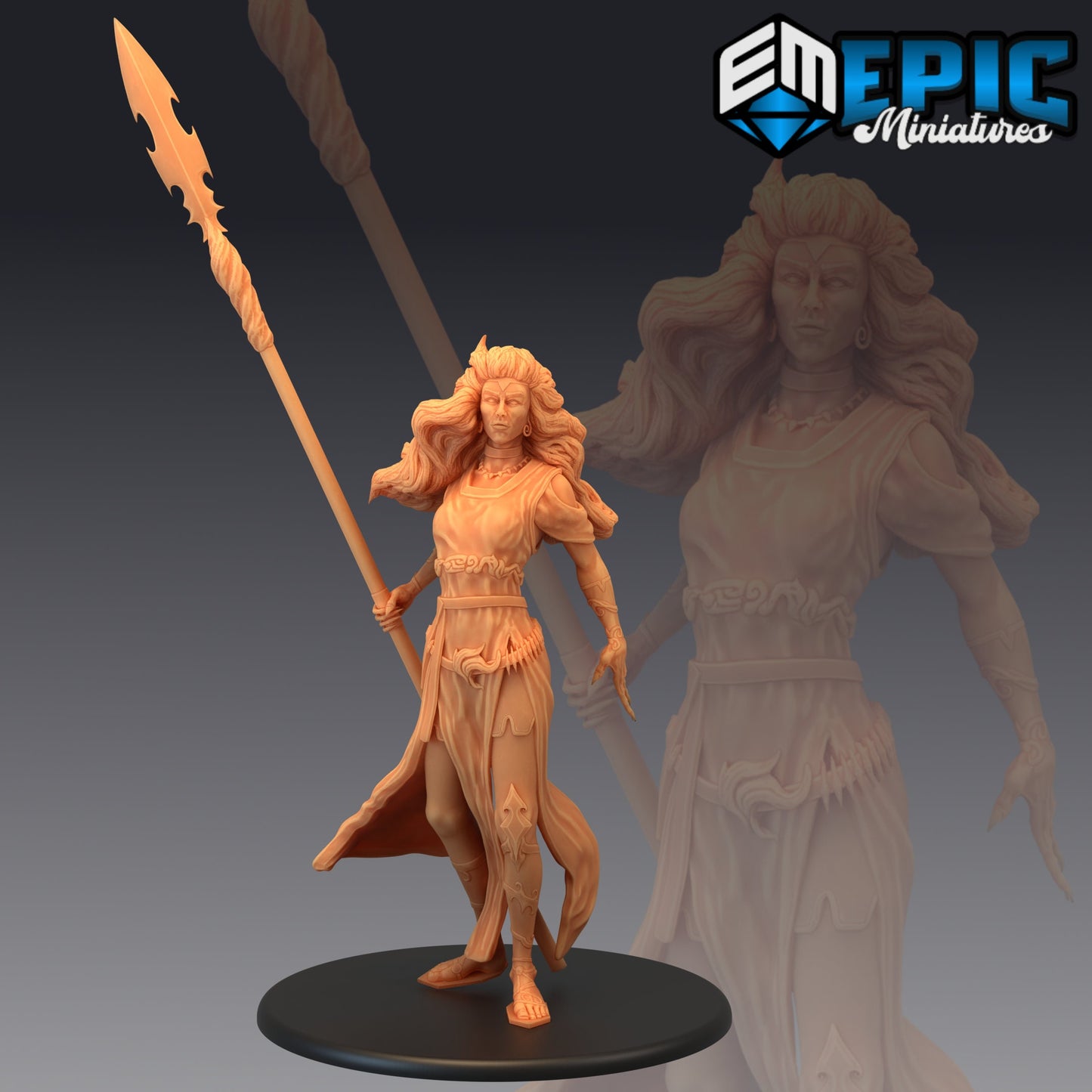 Cloud Giantess (3 Variants) - Epic Miniatures