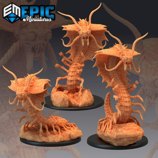 Remorhaz (3 Variants Available) - Epic Miniatures