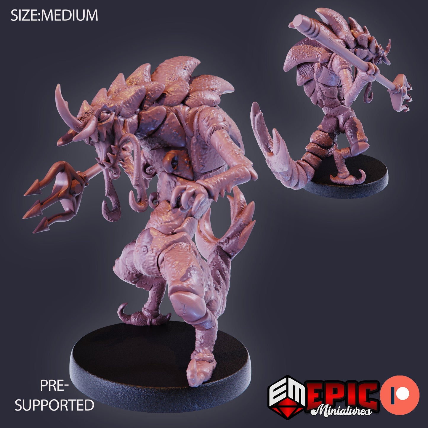 Shrimpfolk (3 Variants) - Epic Miniatures