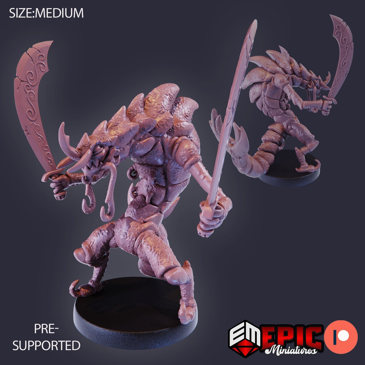 Shrimpfolk (3 Variants) - Epic Miniatures