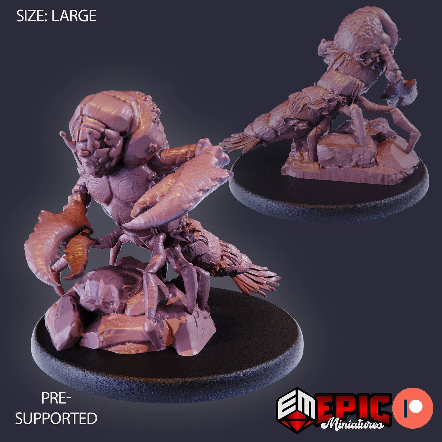 Yurian Lobster (3 Variants) - Epic Miniatures