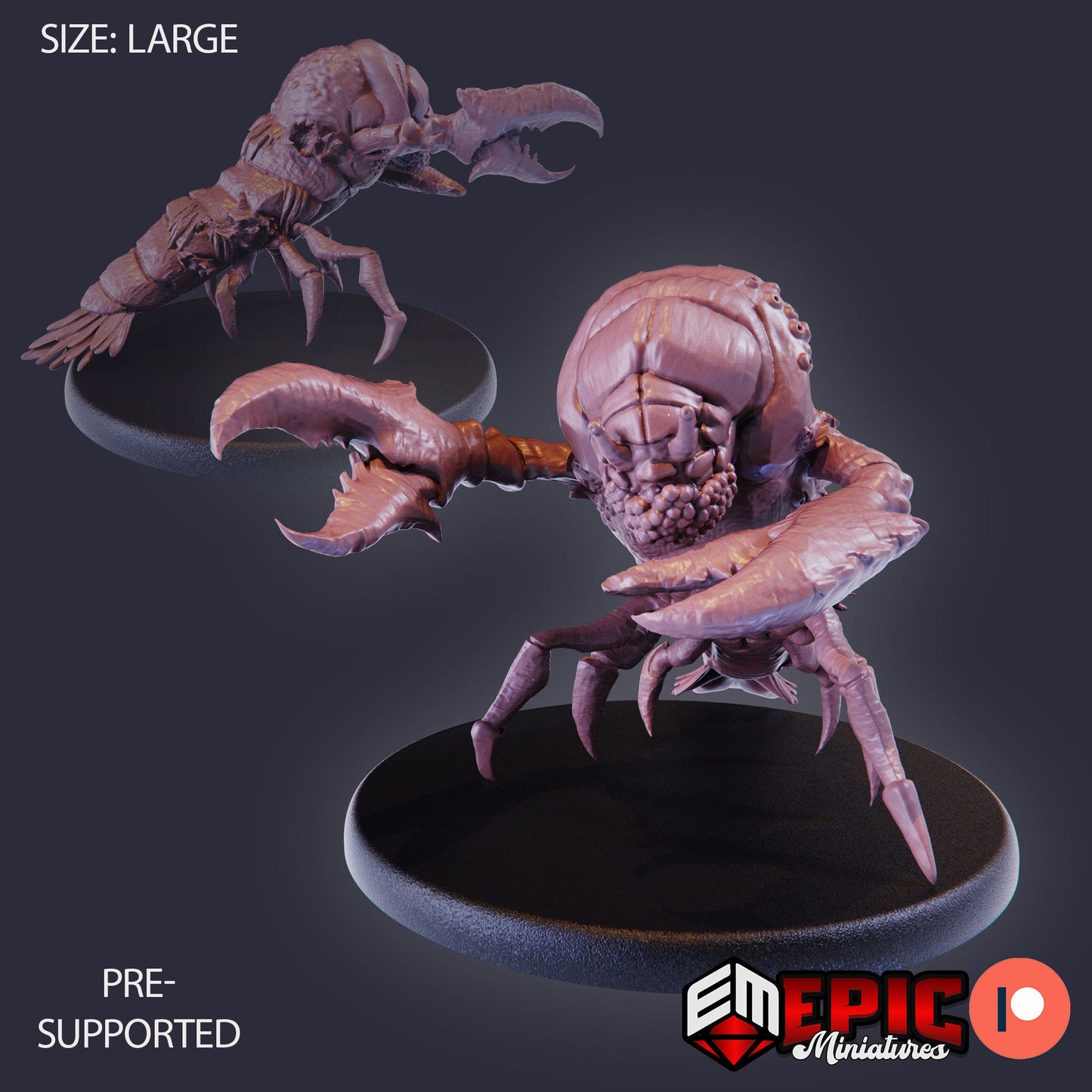 Yurian Lobster (3 Variants) - Epic Miniatures