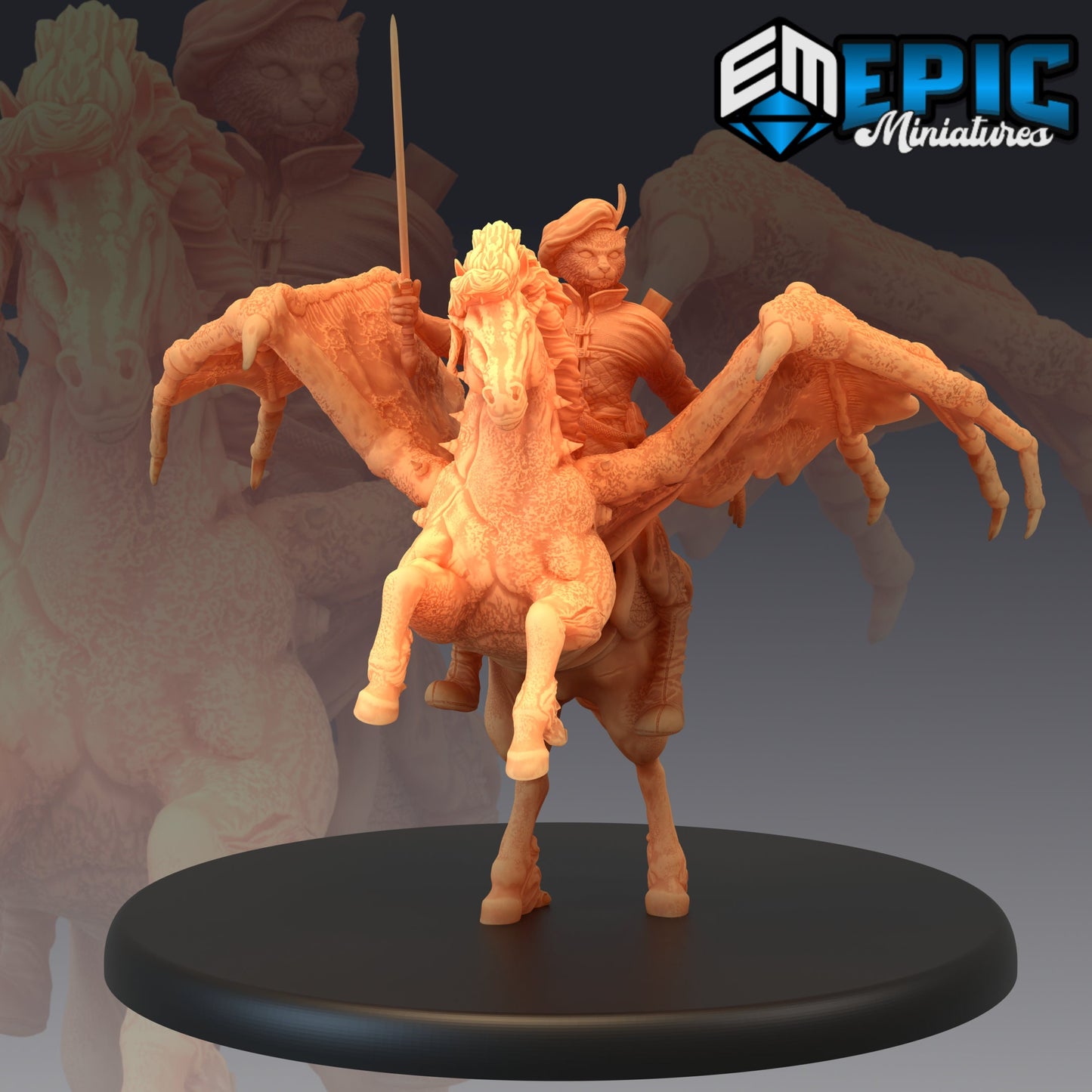 Fallen Pegasus (3 Variants) - Epic Miniatures