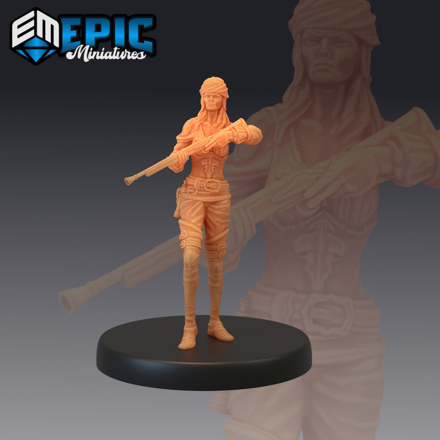 Pirate Gunner (3 Variants) - Epic Miniatures