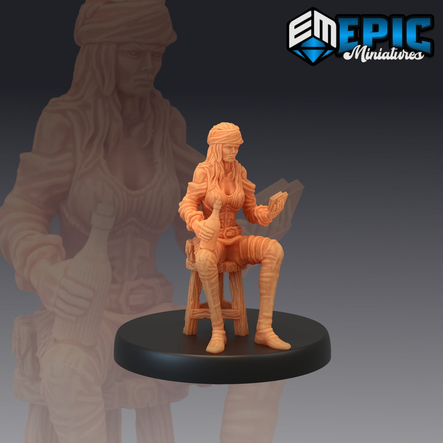 Pirate Gunner (3 Variants) - Epic Miniatures