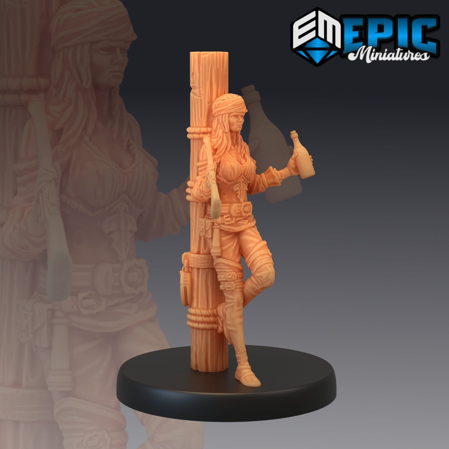 Pirate Gunner (3 Variants) - Epic Miniatures