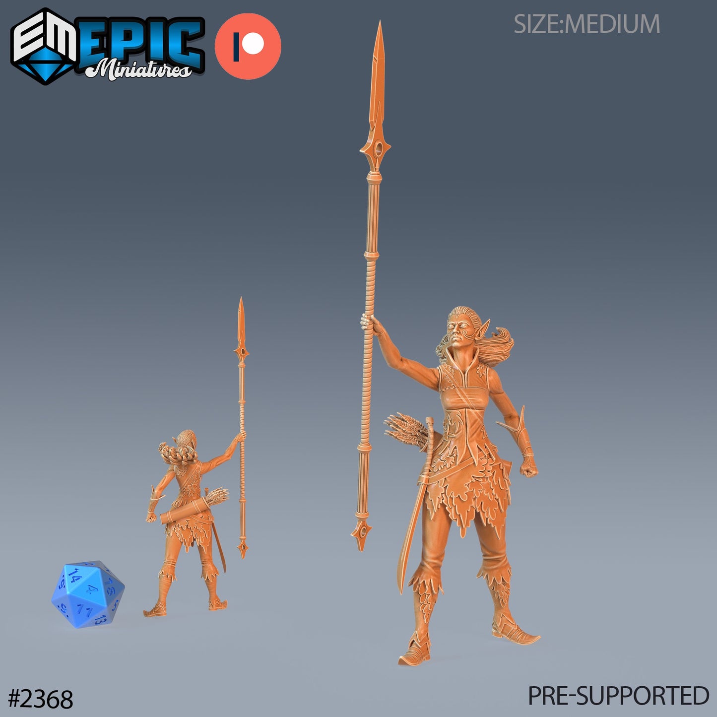 Fey Elf Autumn (3 Variants) - Epic Miniatures
