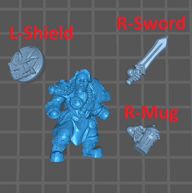 Dwarven Defender C (2 Variants Available) - Artisan Guild
