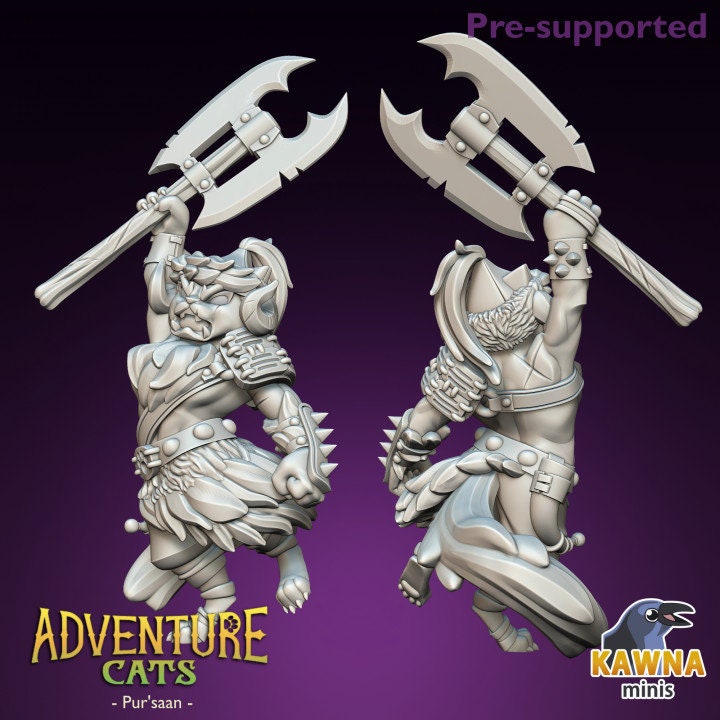 Pur'Saan Barbarian (2 Variants Available) - Kawna Minis