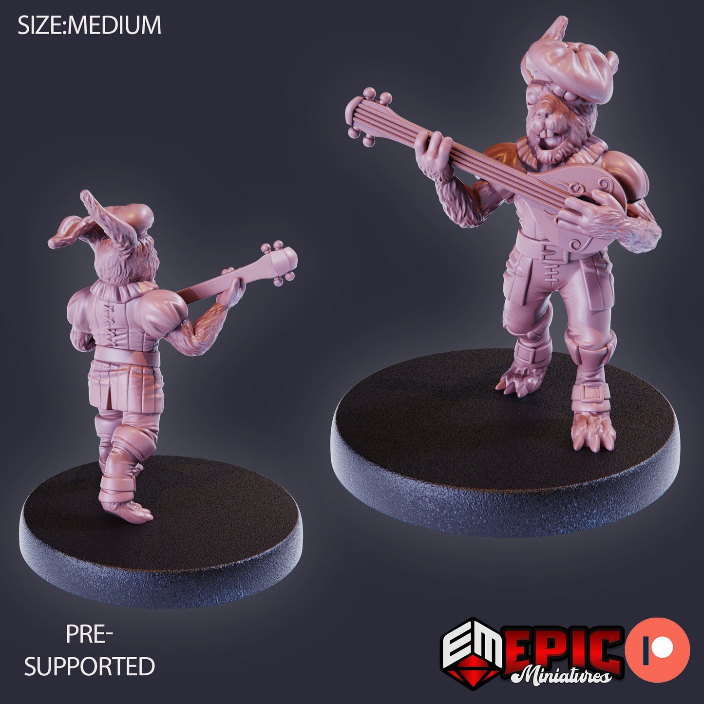 Bunny Folk Set 2 (8 Variants Available) - Epic Miniatures