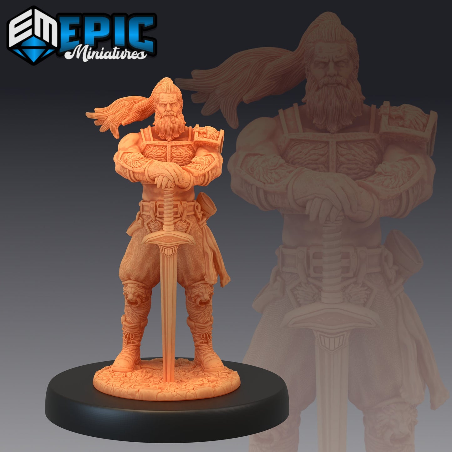 Legendary Warrior (3 Variants) - Epic Miniatures