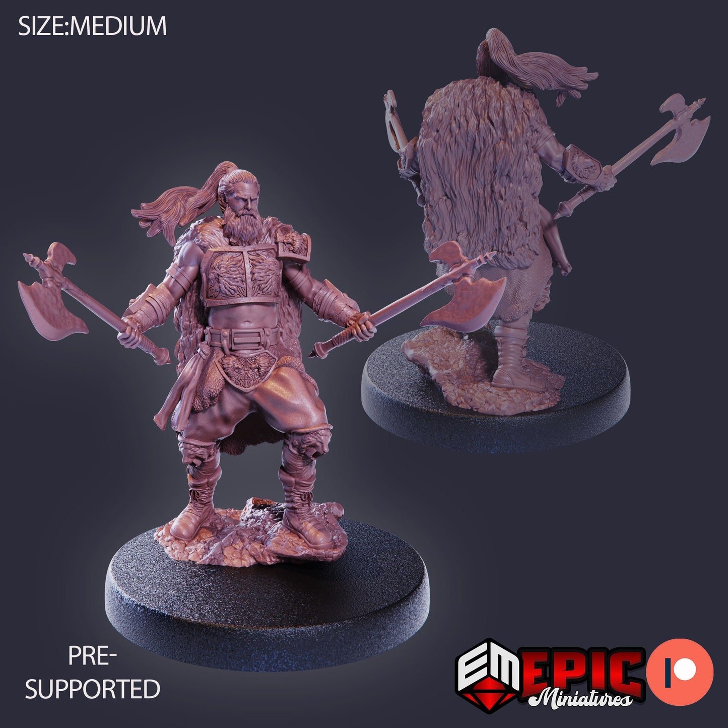 Legendary Warrior (3 Variants) - Epic Miniatures