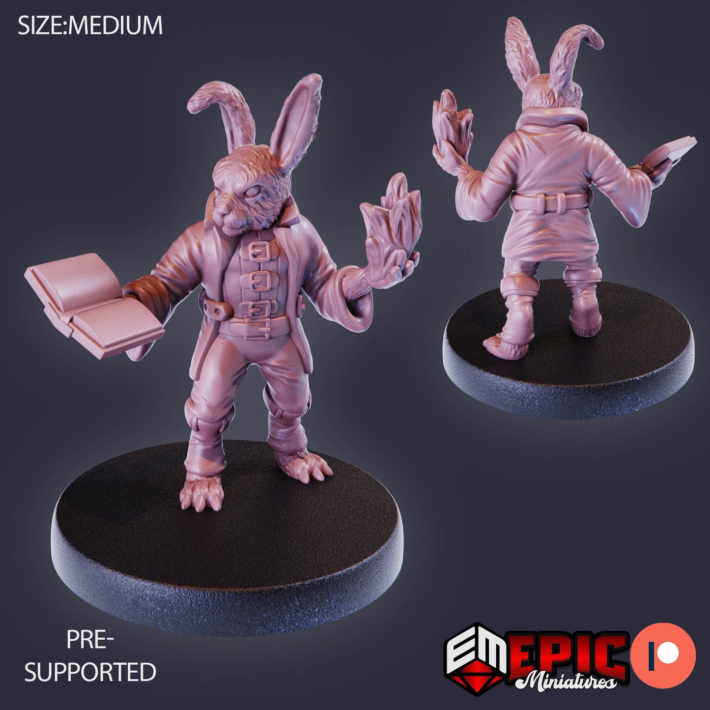 Bunny Folk Set 2 (8 Variants Available) - Epic Miniatures