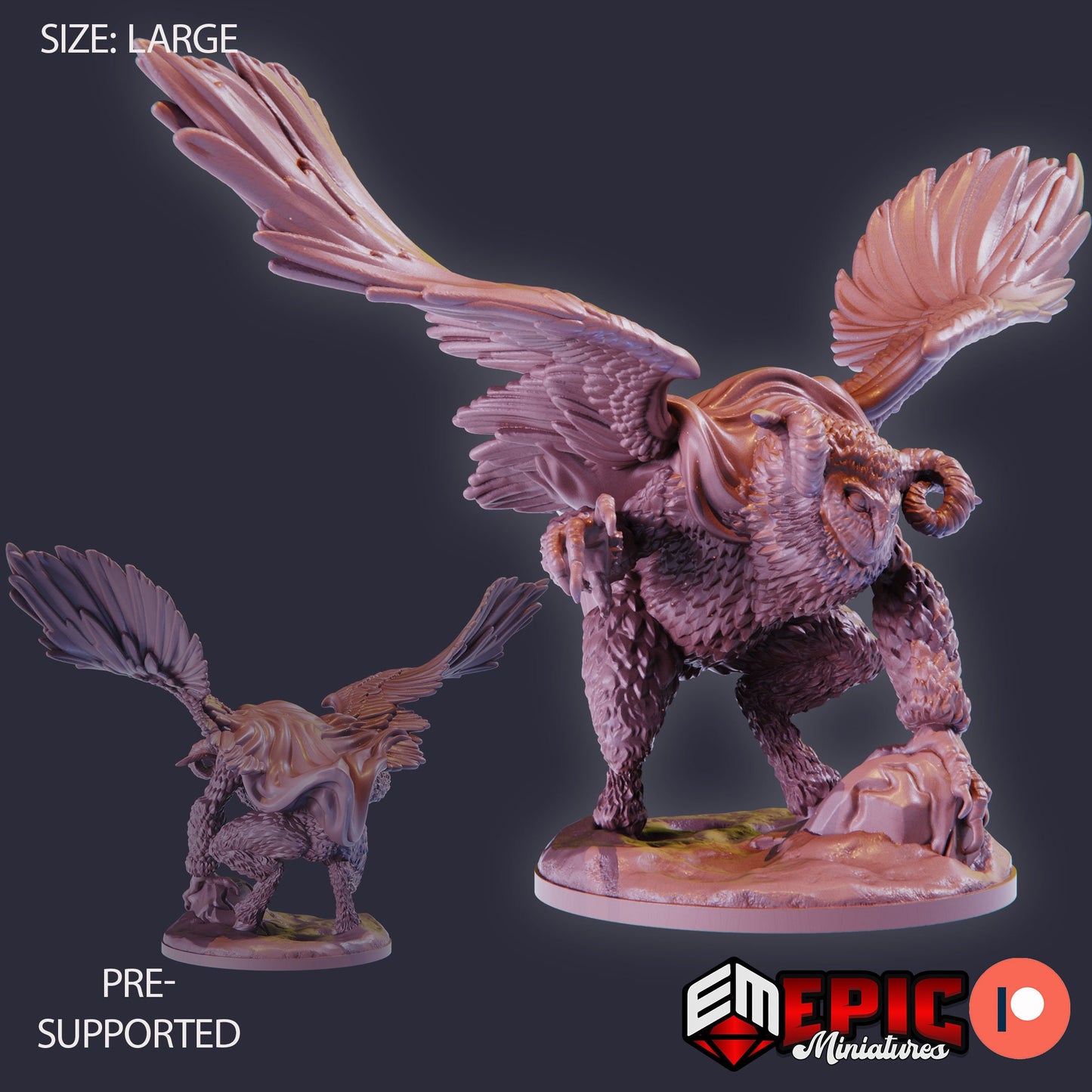 Owl Goddess (3 Variants) - Epic Miniatures