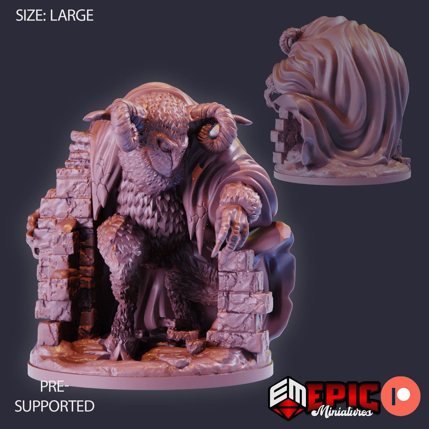 Owl Goddess (3 Variants) - Epic Miniatures