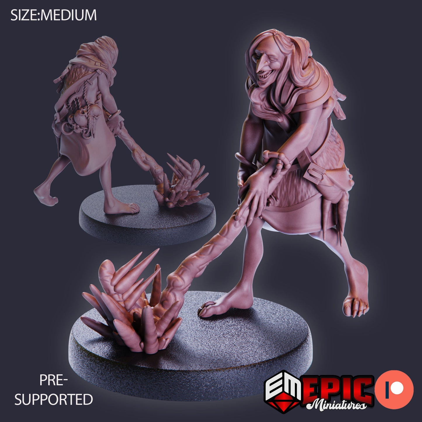 Winter Hag (3 Variants) - Epic Miniatures