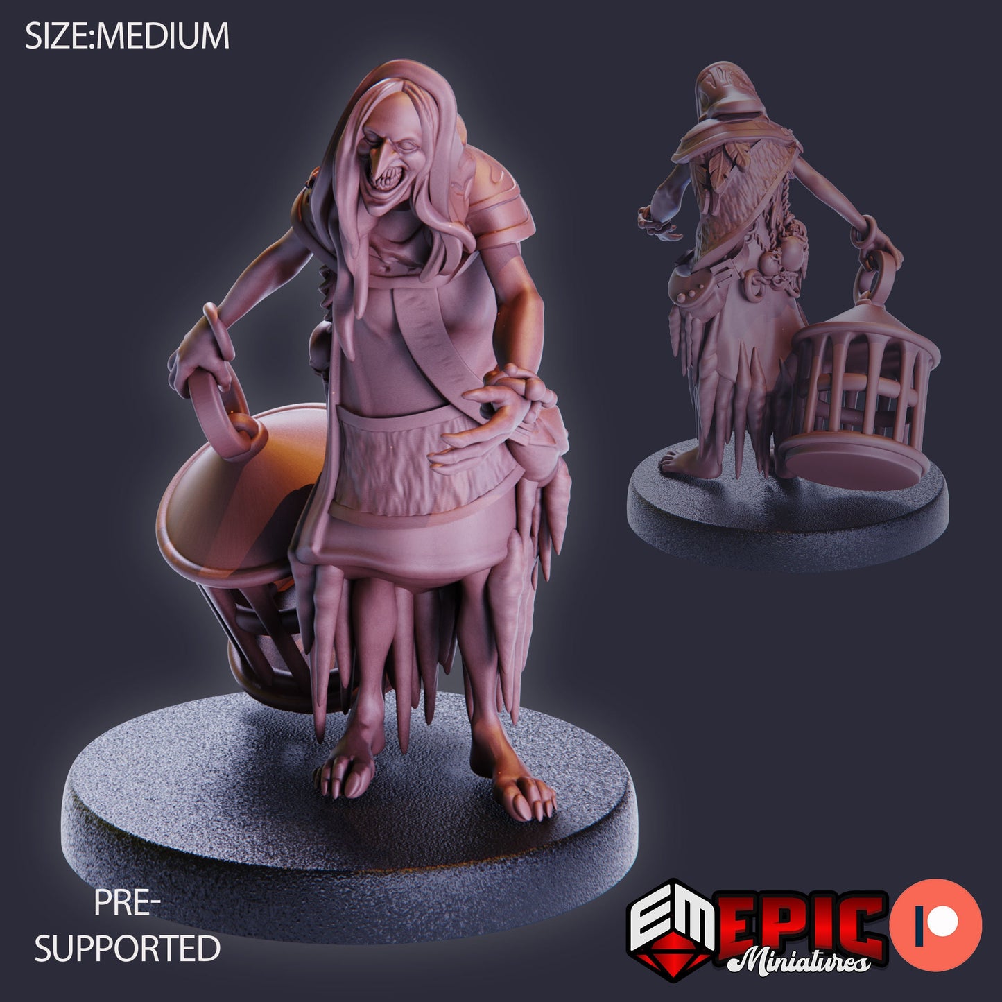 Winter Hag (3 Variants) - Epic Miniatures