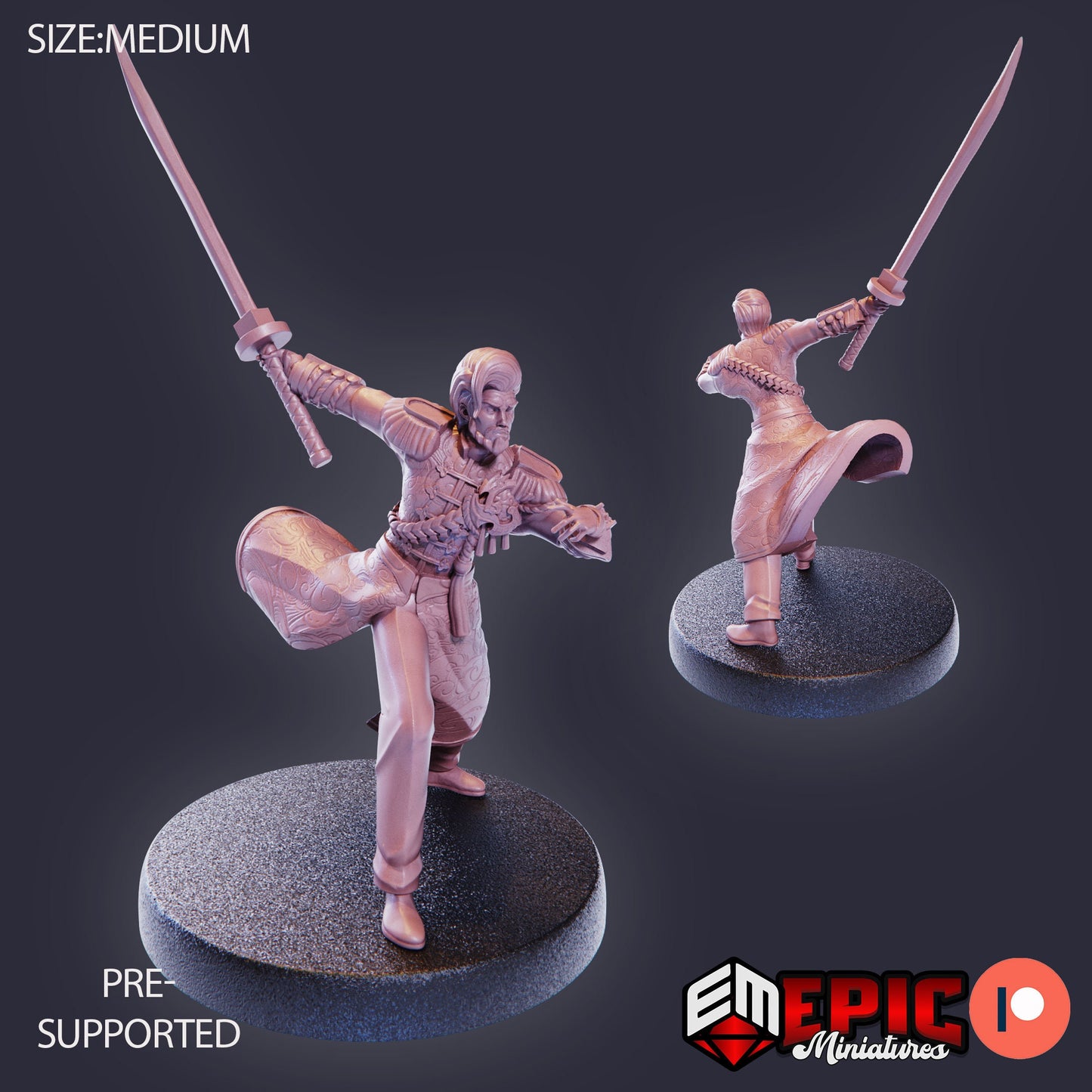 Marine Admiral (3 Variants Available) - Epic Miniatures