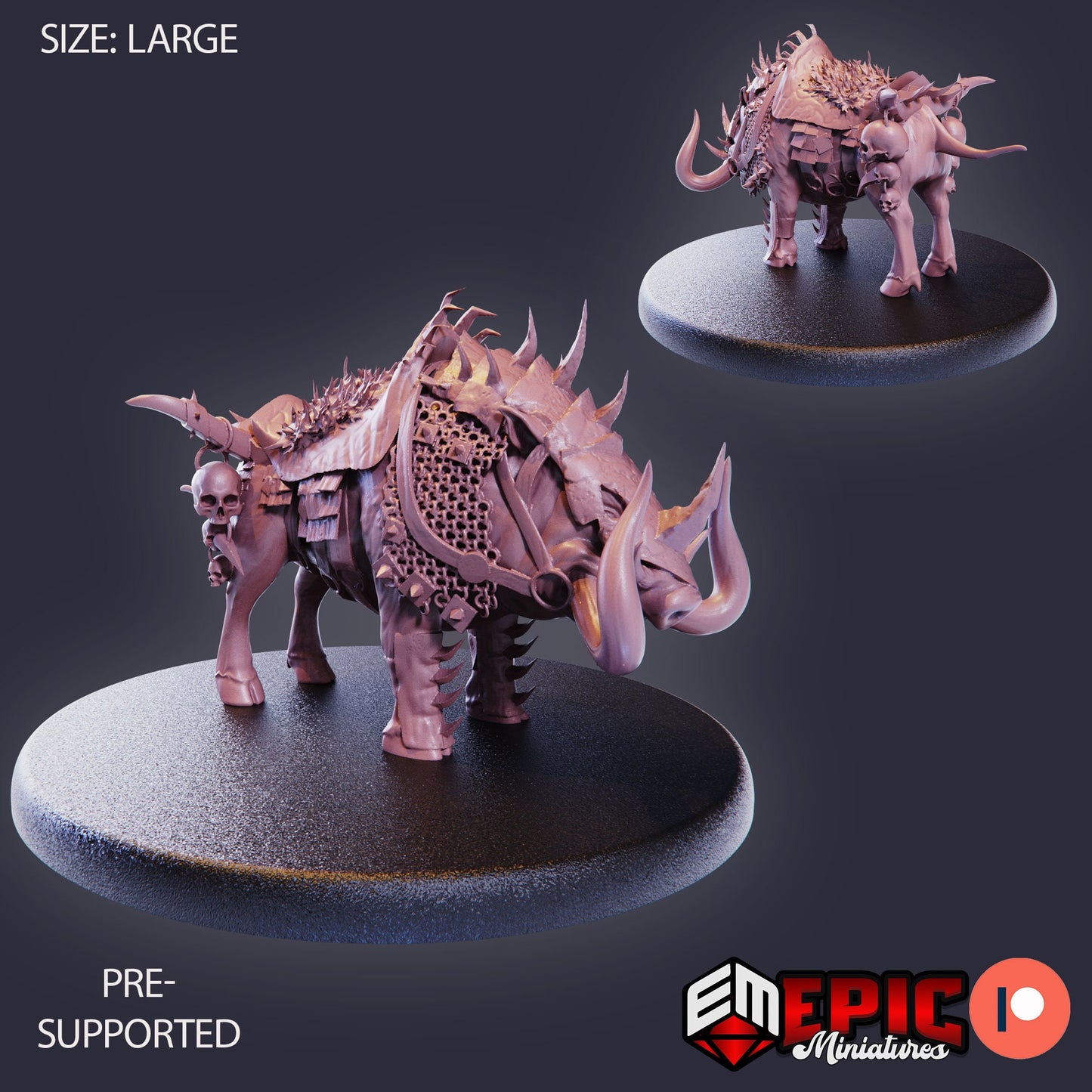 Forest Boar (4 Variants Available) - Epic Miniatures