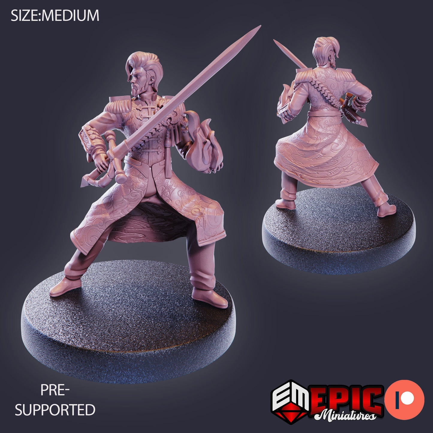 Marine Admiral (3 Variants Available) - Epic Miniatures