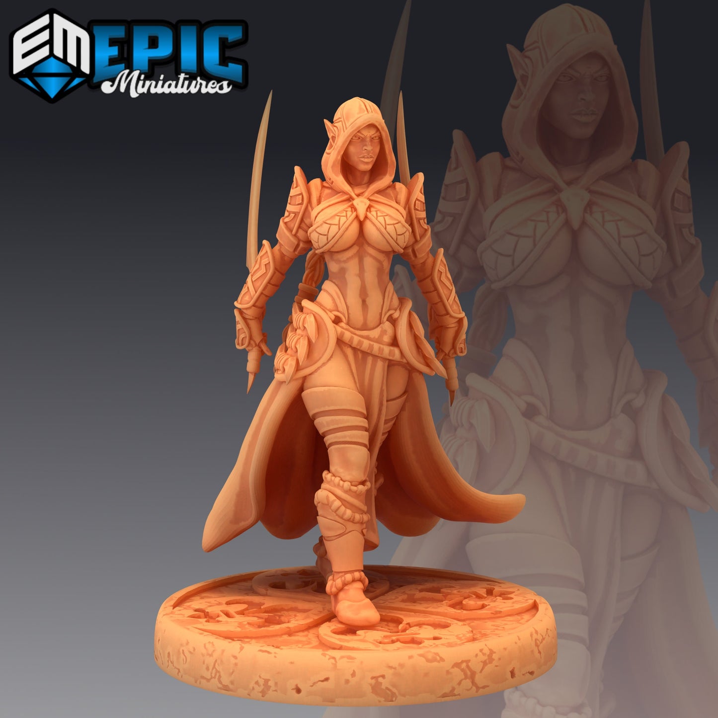 Dark Elf Rogue (3 Variants) - Epic Miniatures
