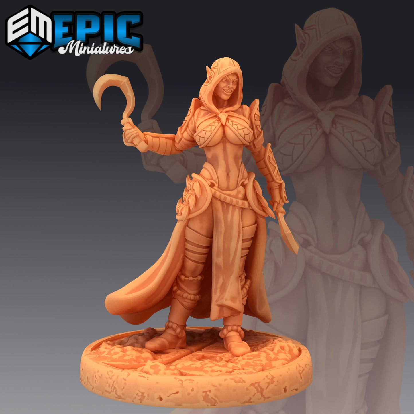 Dark Elf Rogue (3 Variants) - Epic Miniatures