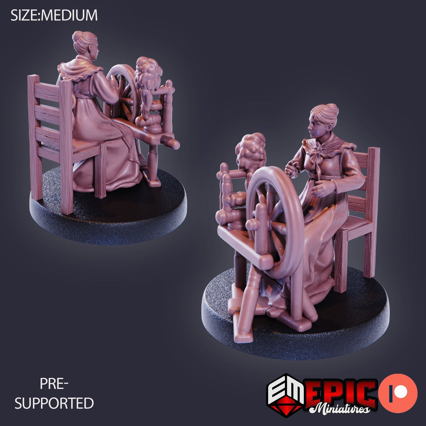 Farm Villager Collection Part 2 (8 Variants Available) - Epic Miniatures