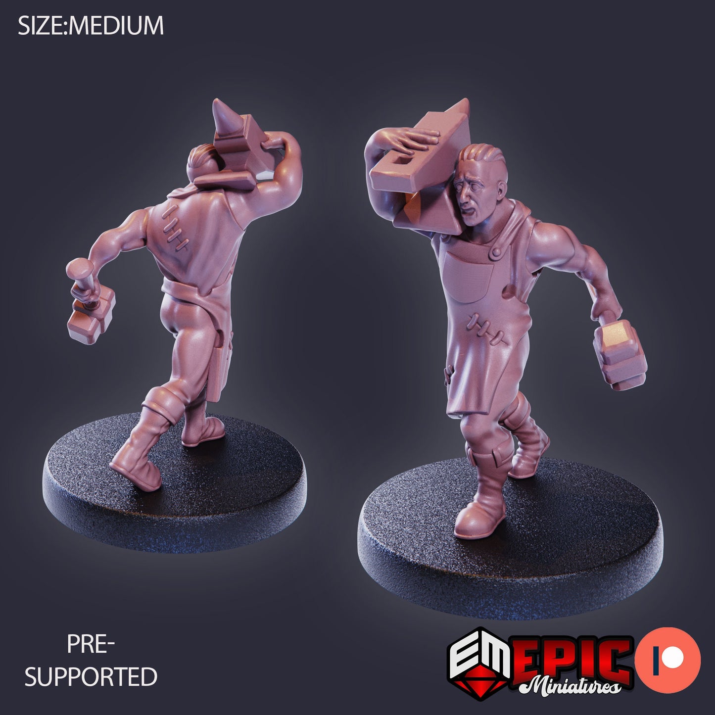 Farm Villager Collection Part 2 (8 Variants Available) - Epic Miniatures