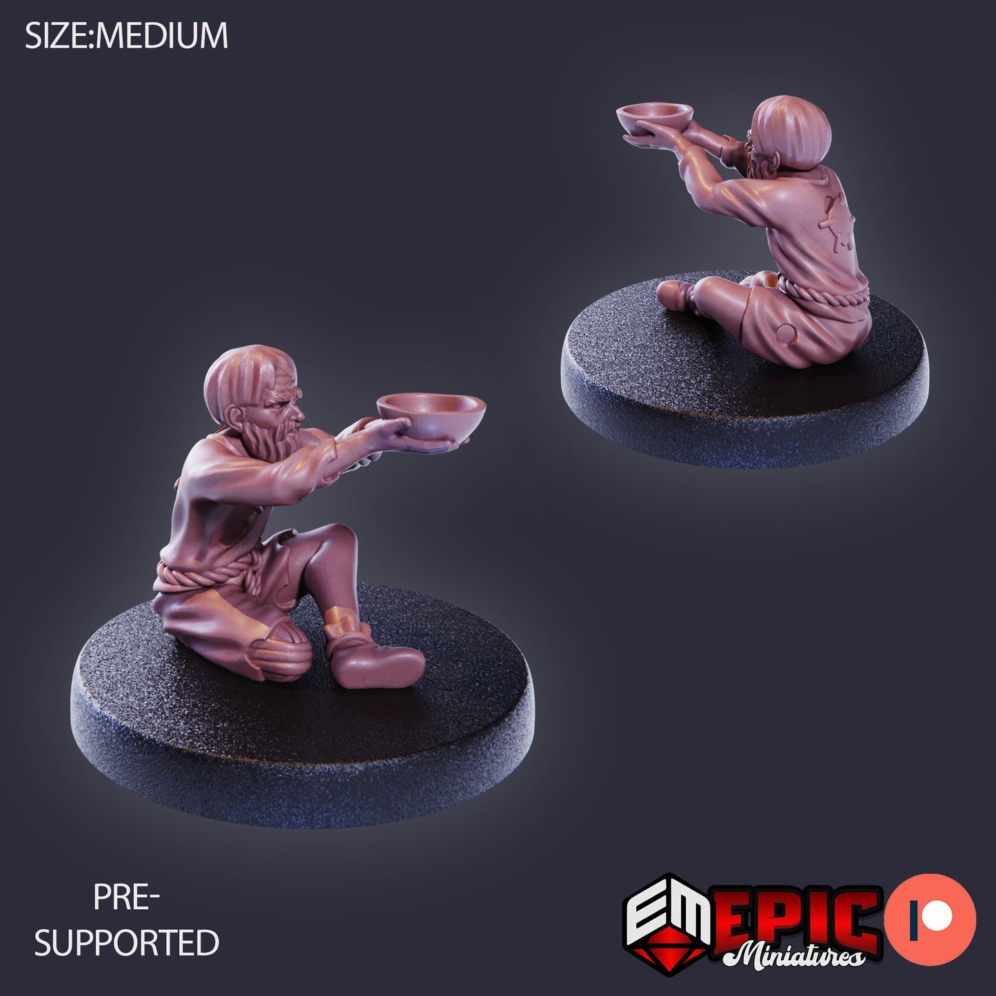 Farm Villager Collection Part 2 (8 Variants Available) - Epic Miniatures