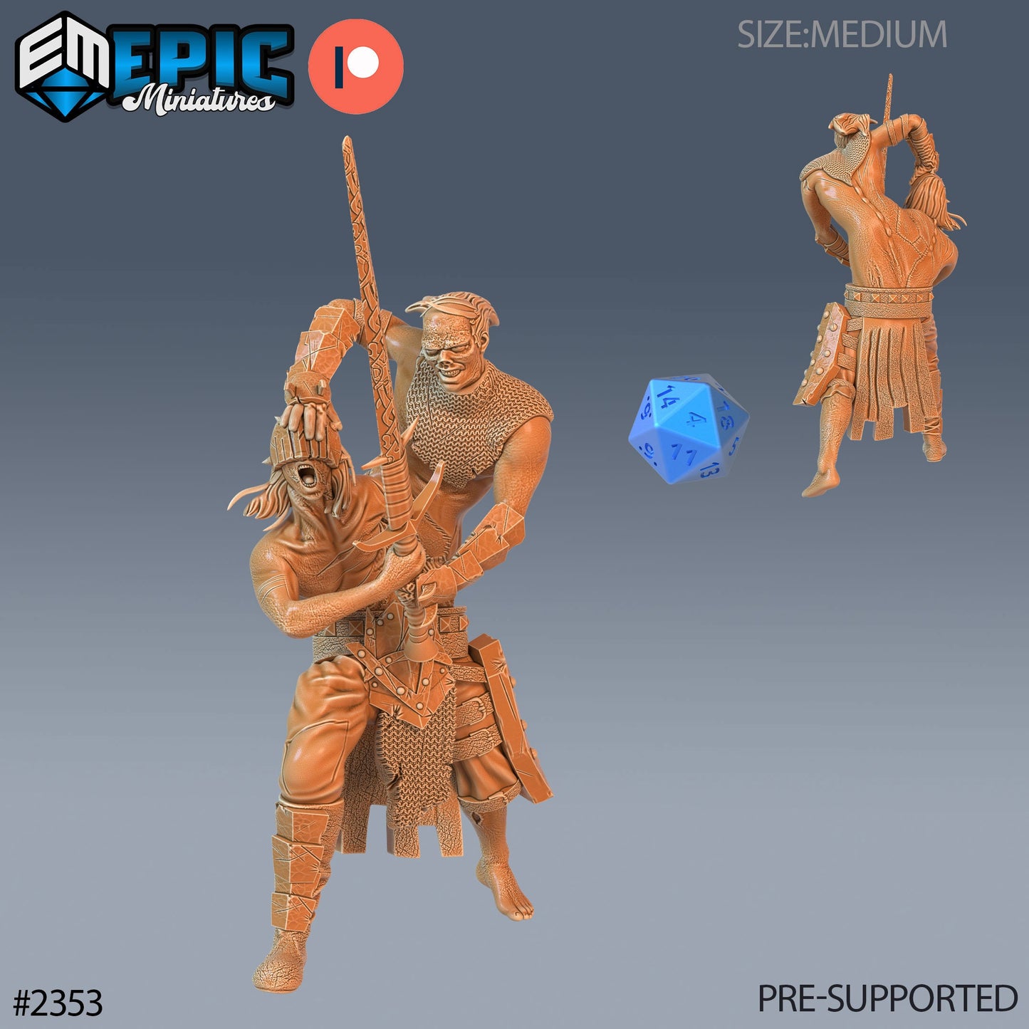 Siamese Zombies (3 Variants Available) - Epic Miniatures