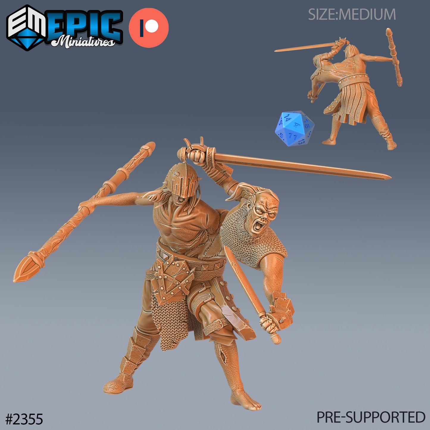 Siamese Zombies (3 Variants Available) - Epic Miniatures
