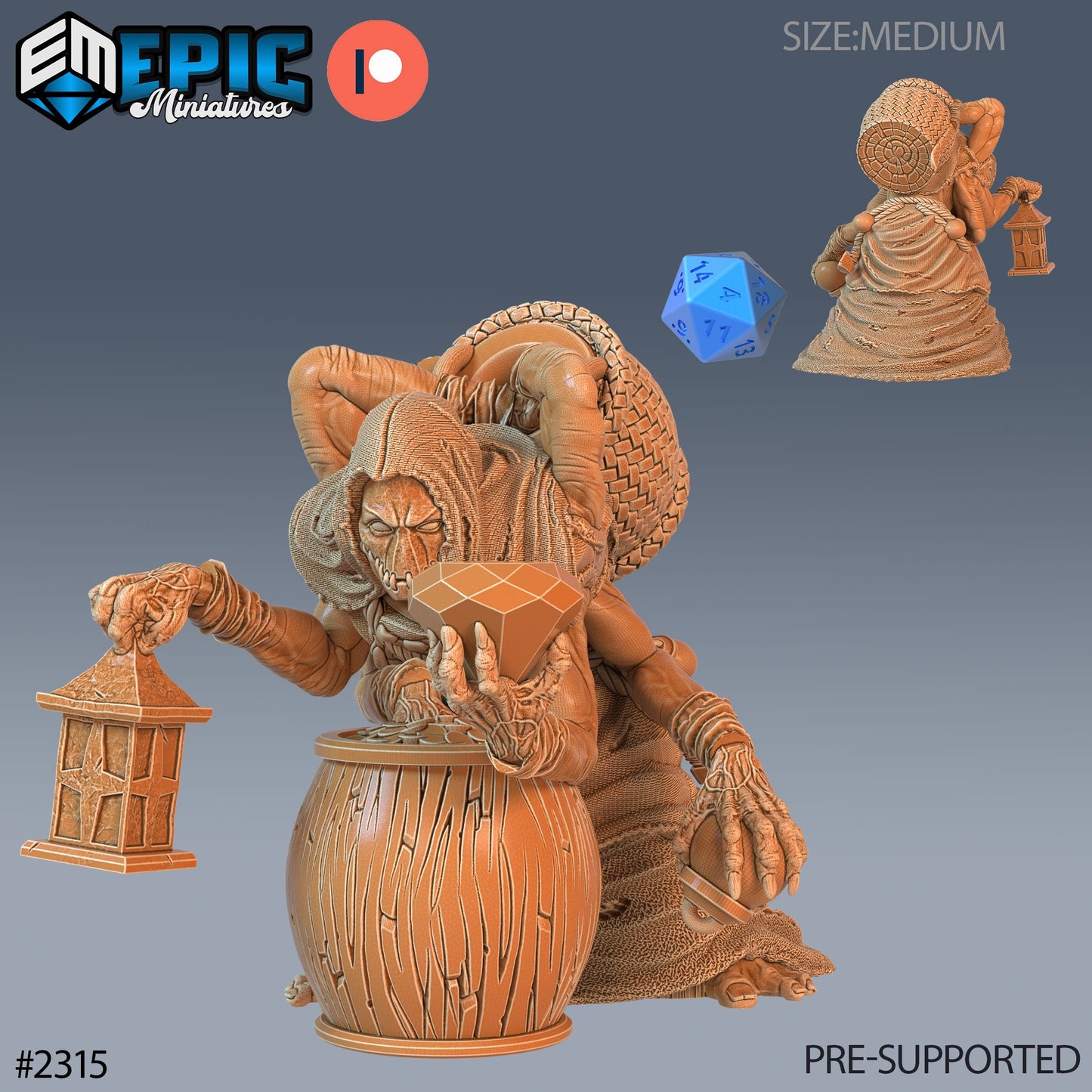 Corpse Collector (3 Variants Available) - Epic Miniatures