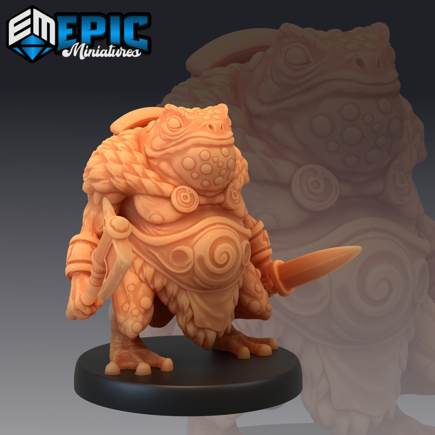 Toad Folk Set 2 (4 Variants Available) - Epic Miniatures