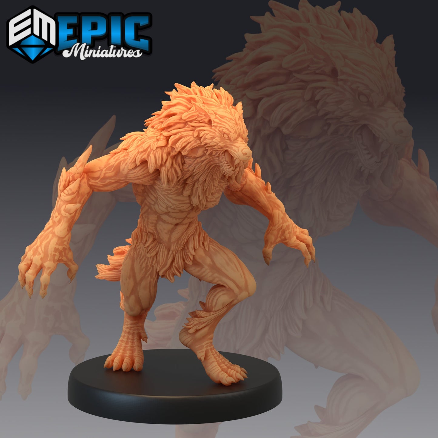 Werewolf Brute (3 Variants) - Epic Miniatures