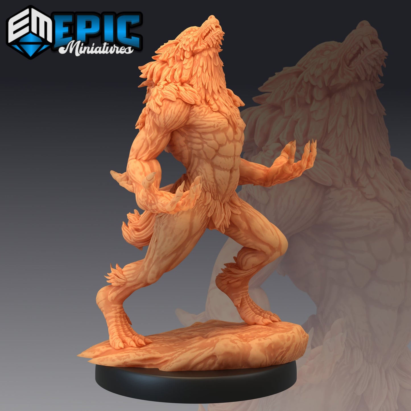 Werewolf Brute (3 Variants) - Epic Miniatures