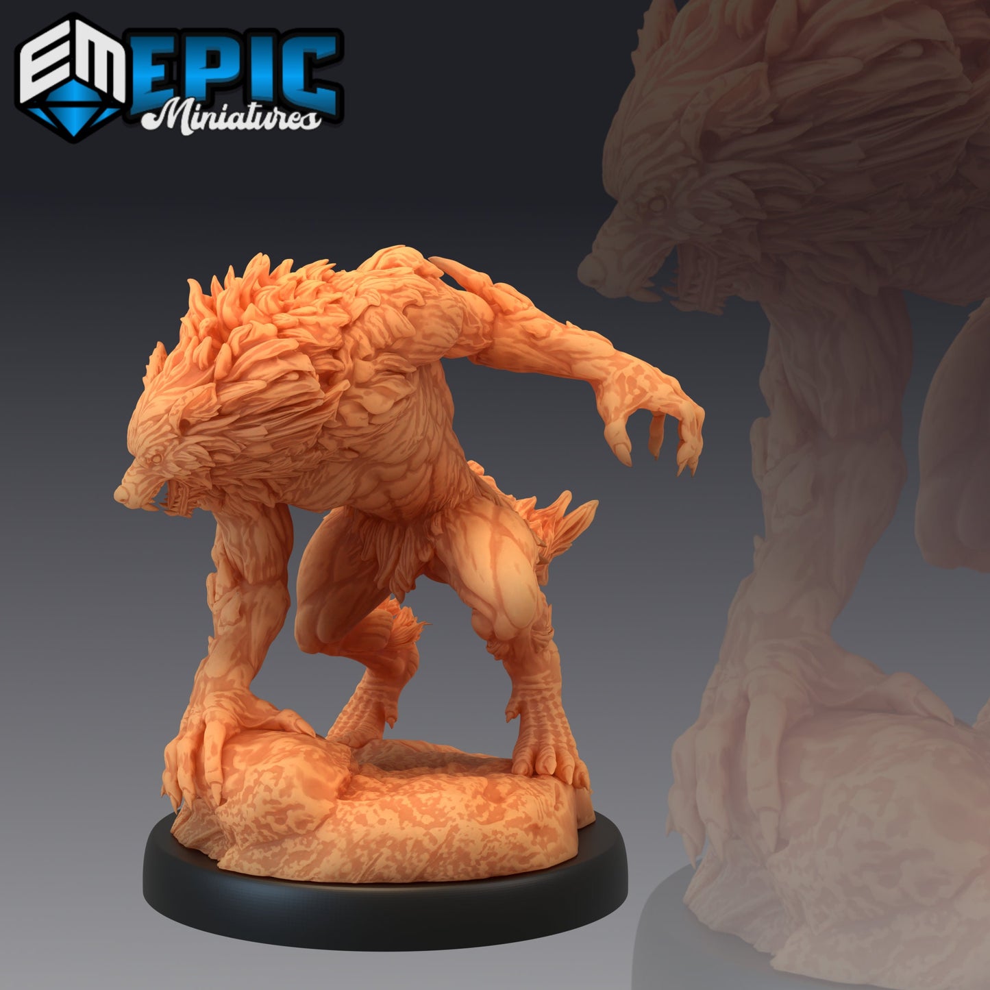Werewolf Brute (3 Variants) - Epic Miniatures