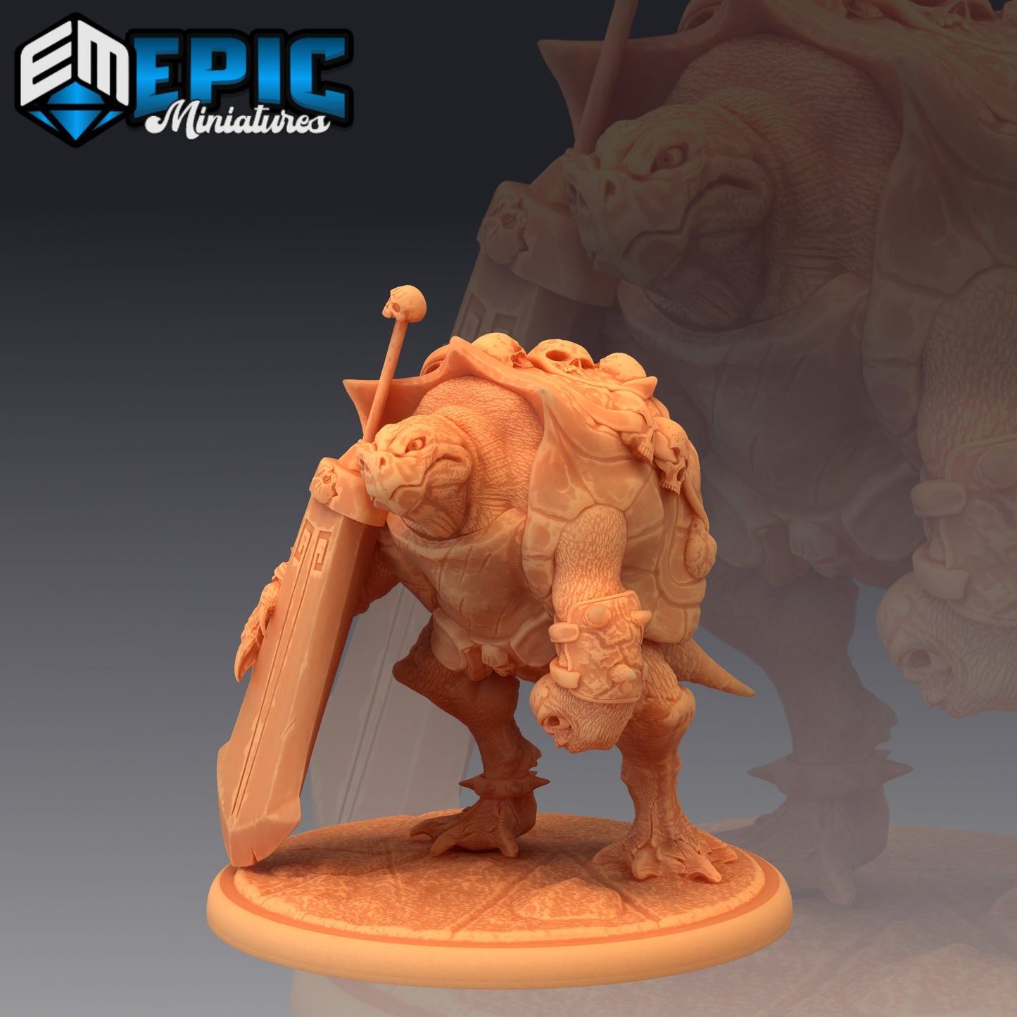 Skull Turtle (3 Variants) - Epic Miniatures