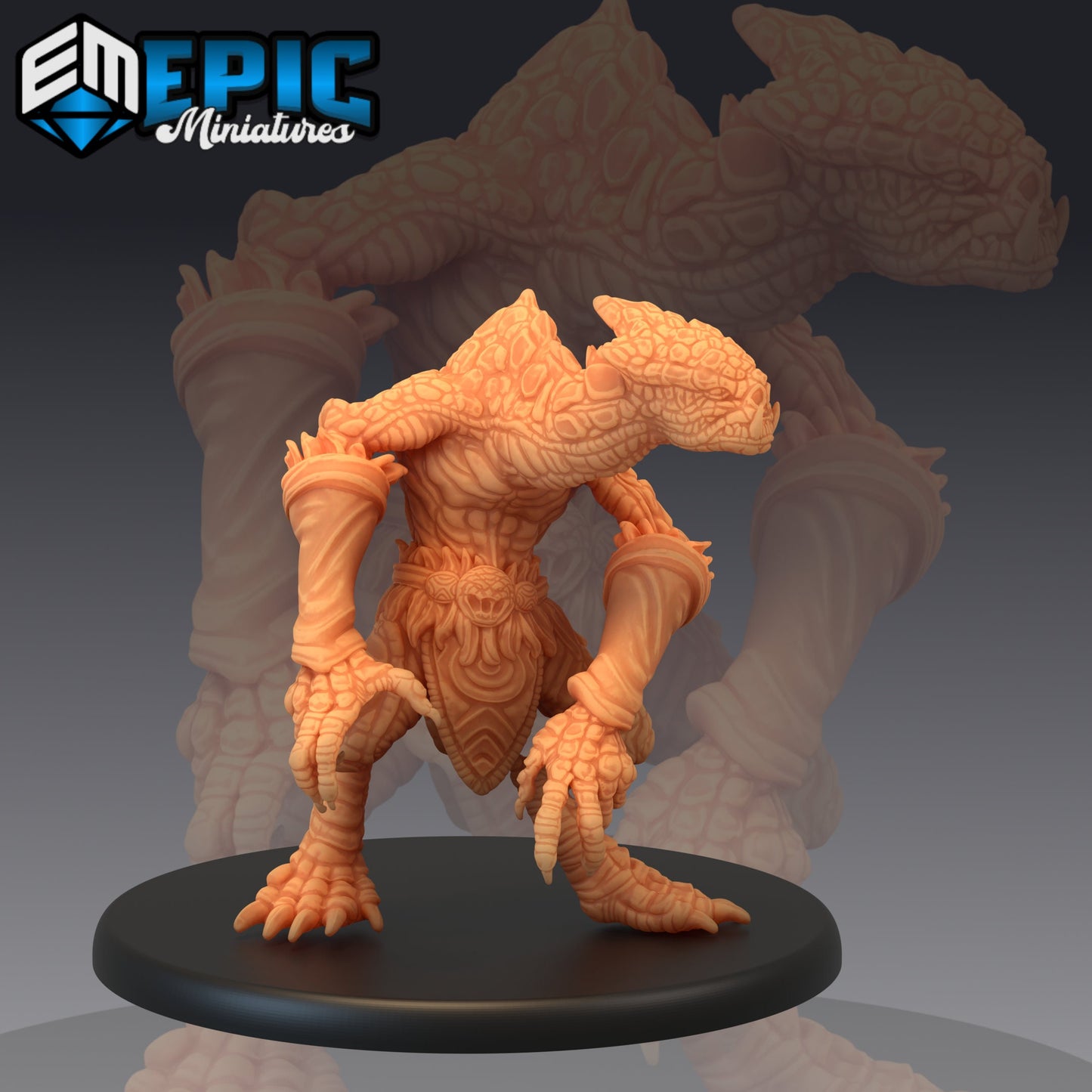 Snake Folk Primitive (3 Variants) - Epic Miniatures