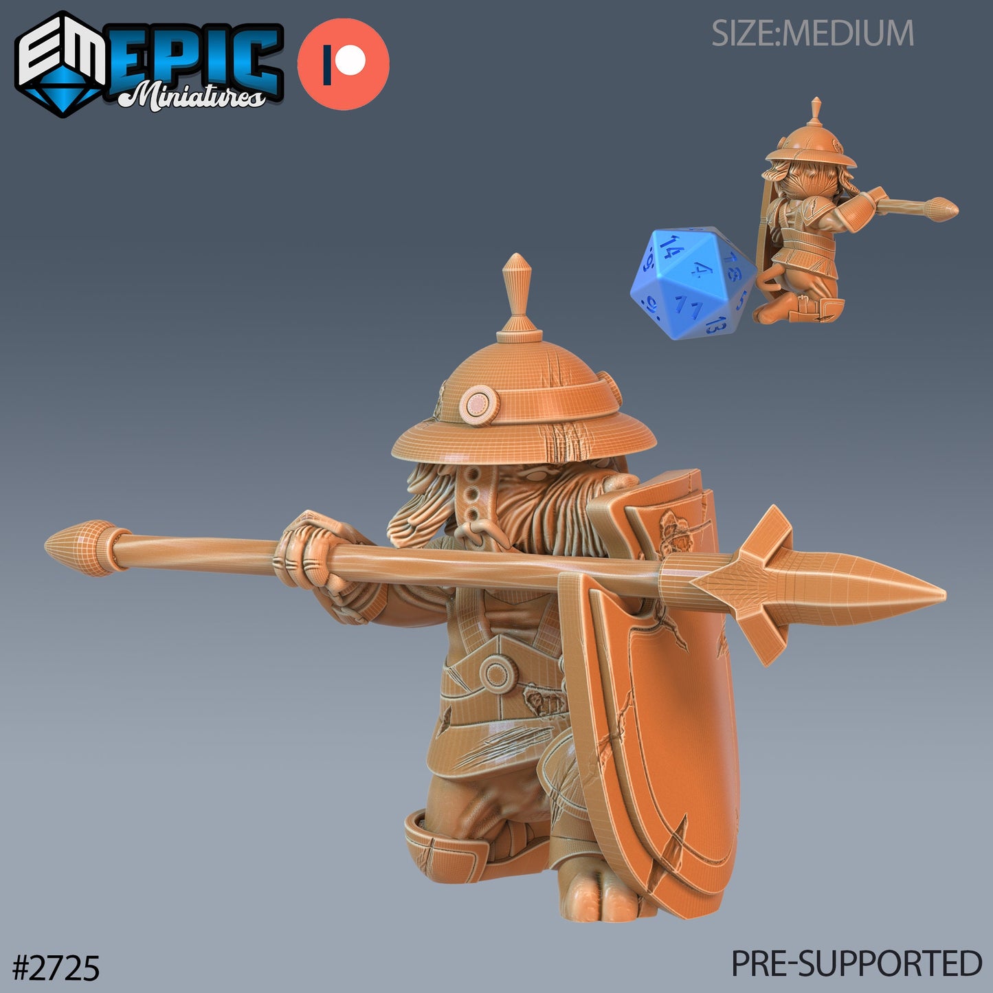 Dog Folk Tribe - Set 2 (4 Variants Available) - Epic Miniatures